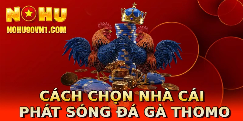 Cách chọn nhà cái phát sóng đá gà Thomo